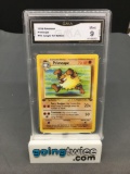 GMA Graded 1999 Pokemon Jungle 1st Edition #43 PRIMEAPE Trading Card - MINT 9