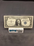 1957-A United States Washington $1 Silver Ceritficate Bill Currency Note - STAR NOTE