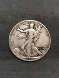 1942 United States Walking Liberty Silver Half Dollar - 90% Silver Coin from Estate