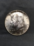 1969-D United States Kennedy Silver Half Dollar - 40% Silver Coin from Estate