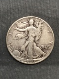1942 United States Walking Liberty Silver Half Dollar - 90% Silver Coin from Estate