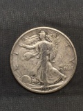 1935 United States Walking Liberty Silver Half Dollar - 90% Silver Coin from Estate