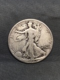 1942 United States Walking Liberty Silver Half Dollar - 90% Silver Coin from Estate