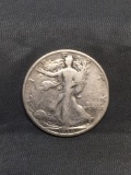 1936-S United States Walking Liberty Silver Half Dollar - 90% Silver Coin from Estate