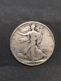1945-S United States Walking Liberty Silver Half Dollar - 90% Silver Coin from Estate