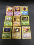 9 Card Lot of Vintage 1st Edition Pokemon Cards from Huge Collector's Hoard