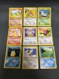 9 Card Lot of Vintage 1st Edition Pokemon Cards from Huge Collector's Hoard