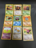 9 Card Lot of Vintage 1st Edition Pokemon Cards from Huge Collector's Hoard