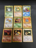 9 Card Lot of Vintage 1st Edition Pokemon Cards from Huge Collector's Hoard