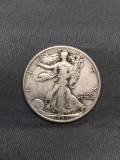 1943 United States Walking Liberty Silver Half Dollar - 90% Silver Coin from Estate