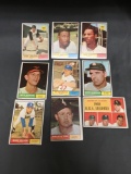 9 Card Lot of Vintage 1960's Topps Baseball Cards from Amazing Collection - Rookies Stars and More!
