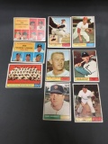 9 Card Lot of Vintage 1960's Topps Baseball Cards from Amazing Collection - Rookies Stars and More!