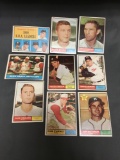 9 Card Lot of Vintage 1960's Topps Baseball Cards from Amazing Collection - Rookies Stars and More!