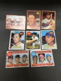 9 Card Lot of Vintage 1960's Topps Baseball Cards from Amazing Collection - Rookies Stars and More!