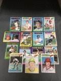 15 Card Lot of Vintage 1970's Topps Baseball Cards from Amazing Collection - Rookies Stars and More!