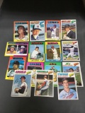 15 Card Lot of Vintage 1970's Topps Baseball Cards from Amazing Collection - Rookies Stars and More!
