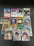 15 Card Lot of Vintage 1970's Topps Baseball Cards from Amazing Collection - Rookies Stars and More!
