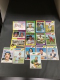 15 Card Lot of Vintage 1970's Topps Baseball Cards from Amazing Collection - Rookies Stars and More!