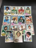 15 Card Lot of Vintage 1970's Topps Football Cards from Amazing Collection - Rookies Stars and More!