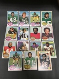 15 Card Lot of Vintage 1970's Topps Football Cards from Amazing Collection - Rookies Stars and More!