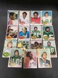 15 Card Lot of Vintage 1970's Topps Football Cards from Amazing Collection - Rookies Stars and More!