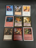 9 Card Lot of Vintage Magic the Gathering Trading Cards from Amazing Collection
