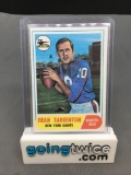 1968 Topps Football #161 FRAN TARKENTON Vintage New York Giants Trading Card