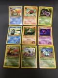 9 Card Lot of Vintage 1st Edition Pokemon Cards from Huge Collector's Hoard
