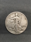 1943-S United States Walking Liberty Silver Half Dollar - 90% Silver Coin from Estate
