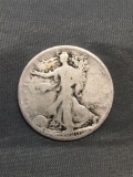 1920 United States Walking Liberty Silver Half Dollar - 90% Silver Coin from Estate