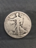 1920-S United States Walking Liberty Silver Half Dollar - 90% Silver Coin from Estate