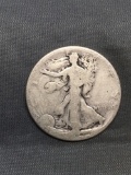1923-S United States Walking Liberty Silver Half Dollar - 90% Silver Coin from Estate