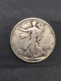 1944-S United States Walking Liberty Silver Half Dollar - 90% Silver Coin from Estate