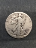 1941 United States Walking Liberty Silver Half Dollar - 90% Silver Coin from Estate