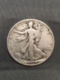 1944 United States Walking Liberty Silver Half Dollar - 90% Silver Coin from Estate