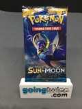 Factory Sealed Pokemon SUN & MOON Base Set 10 Card Booster Pack
