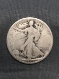 1927-S United States Walking Liberty Silver Half Dollar - 90% Silver Coin from Estate
