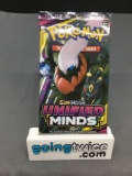 Factory Sealed Pokemon Sun & Moon UNIFIED MINDS 10 Card Booster Pack