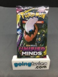 Factory Sealed Pokemon Sun & Moon UNIFIED MINDS 10 Card Booster Pack