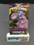 Factory Sealed Pokemon Sun & Moon UNIFIED MINDS 10 Card Booster Pack