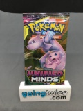 Factory Sealed Pokemon Sun & Moon UNIFIED MINDS 10 Card Booster Pack