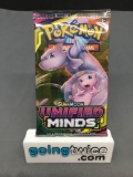 Factory Sealed Pokemon Sun & Moon UNIFIED MINDS 10 Card Booster Pack