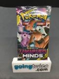 Factory Sealed Pokemon Sun & Moon UNIFIED MINDS 10 Card Booster Pack