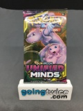 Factory Sealed Pokemon Sun & Moon UNIFIED MINDS 10 Card Booster Pack
