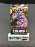 Factory Sealed Pokemon Sun & Moon UNIFIED MINDS 10 Card Booster Pack