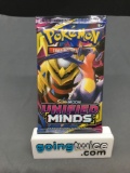 Factory Sealed Pokemon Sun & Moon UNIFIED MINDS 10 Card Booster Pack