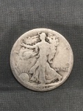 1917 United States Walking Liberty Silver Half Dollar - 90% Silver Coin from Estate