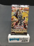 Factory Sealed Yu-Gi-Oh! Yugioh BLAZING VORTEX 9 Card Booster Card