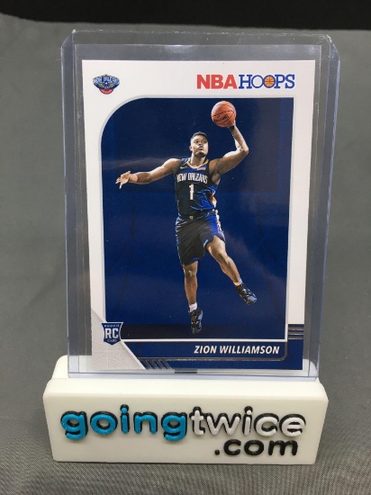 2019-20 Panini Hoops Basketball #258 ZION WILLIAMSON New Orleans Pelicans Rookie Trading Card