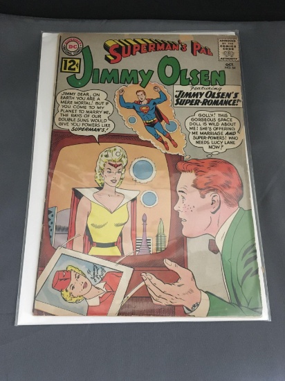 Vintage DC Comics Superman's Pal JIMMY OLSEN #64 Silver Age Comic Book from Estate Collection